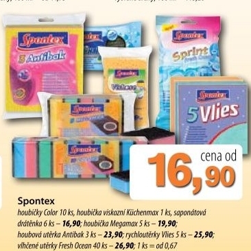 Houbicky na nadobi spontex