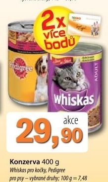 Konzerva pro kocky whiskas