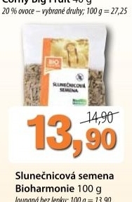 Seminka slunecnicova bioharmonie