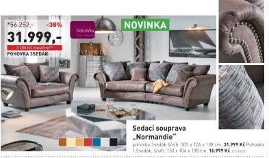 Normandie, sedací souprava