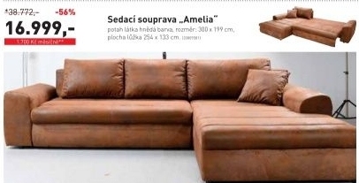 Amelia, sedací souprava