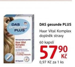 Doplnek stravy na vlasy haar vital komplex das gesunde plus
