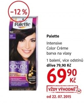 Barva na vlasy intensive color creme palette schwarzkopf