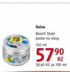 Pasta na vlasy men balea