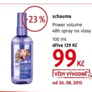 Sprej na vlasy regeneracni schauma schwarzkopf