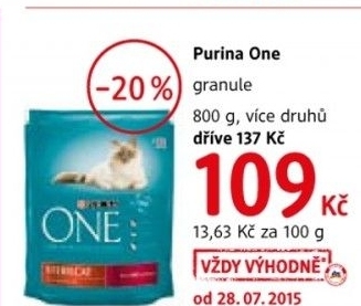 Granule pro kocky one purina