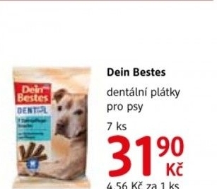 Pamlsky pro psy dentalni tycinky dein bestes