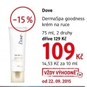Krem na ruce dermaspa dove