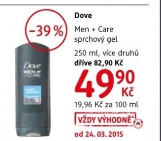 Sprchovy gel dove