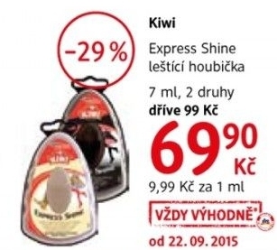 Houbicka lestici express shine kiwi