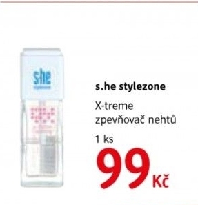Zpevnovac nehtu x treme stylezone s he