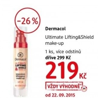 Make up ultimate lifting shield dermacol