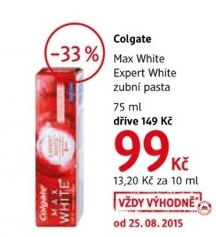Pasta na zuby max white colgate
