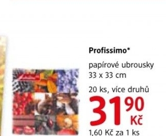 Ubrousky papirove profissimo