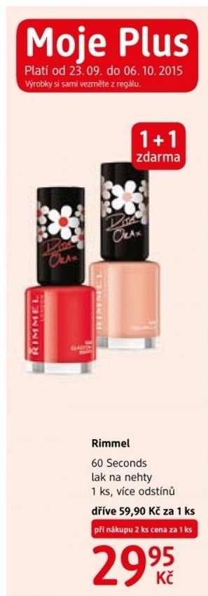 Lak na nehty 60 seconds rimmel