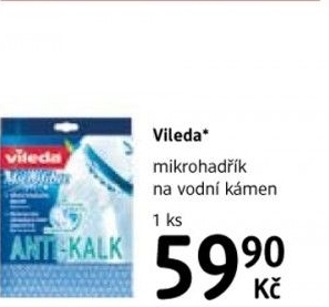 Hadr mikro na vodni kamen vileda