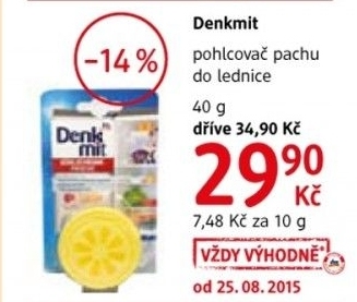 Pohlcovac pachu do lednice denkmit