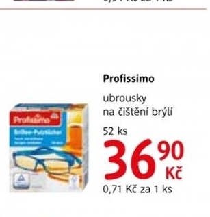 Ubrousky cistici na bryle profissimo