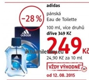 Toaletni voda panska adidas