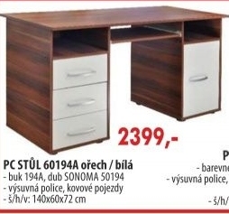 PC stůl 60194A