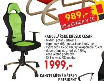 Cesar, kancelářské křeslo