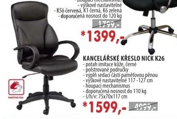 Nick K26, kancelářské křeslo