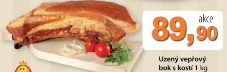 Bok veprovy uzeny s kosti