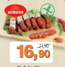 Klobasa madarka krasno