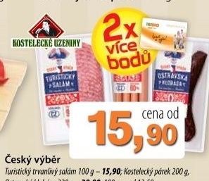 Salam turisticky kostelecke uzeniny