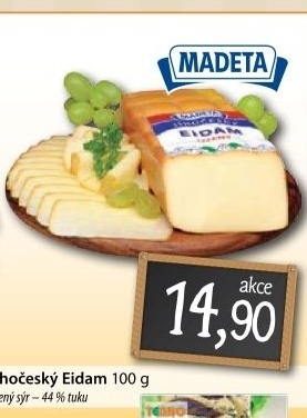 Syr eidam uzeny jihocesky madeta