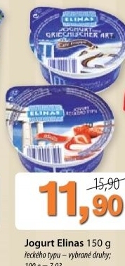 Jogurt recky ochuceny elinas