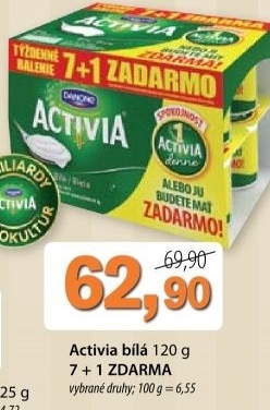 Jogurt activia danone