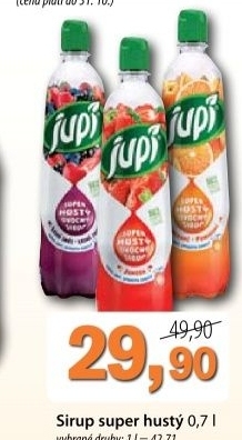 Sirup superhusty jupi