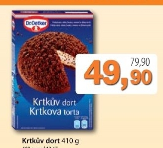 Smes krtkuv dort dr oetker
