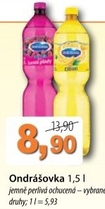 Voda ochucena ondrasovka