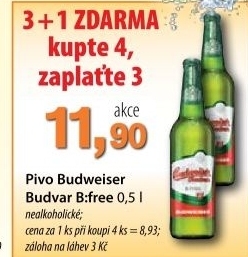 Pivo nealkoholicke b free budweiser budvar