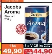 Kava mleta aroma standard jacobs