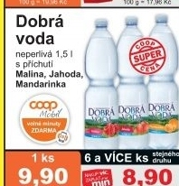 Voda ochucena dobra voda