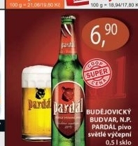 Pivo svetle vycepni 10 pardal