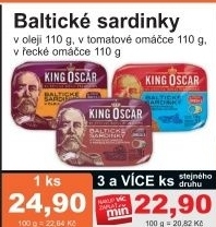 Sardinky balticke king oscar