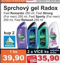 Sprchovy gel radox