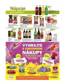 akční leták COOP 1.10.2015-14.10.2015