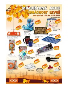 akční leták COOP 1.10.2015-14.10.2015