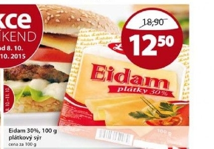 Syr eidam 30 laktos
