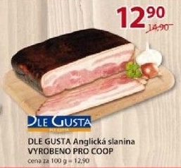 Slanina anglicka dle gusta