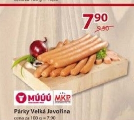 Parky velka javorina maso uzeniny pisek