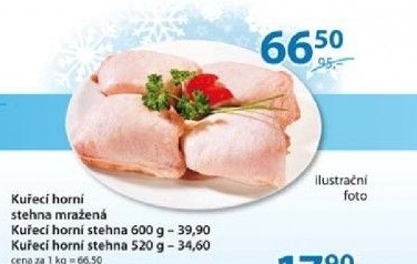 Stehna kureci mrazena