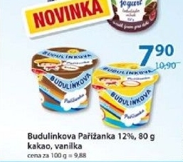 Dezert budulinkova parizanka