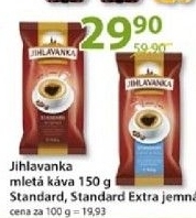 Kava mleta standard jihlavanka