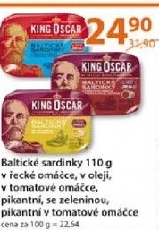 Sardinky balticke king oscar